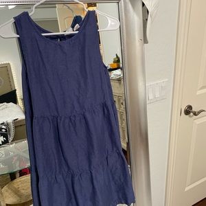 Blue babydoll dress